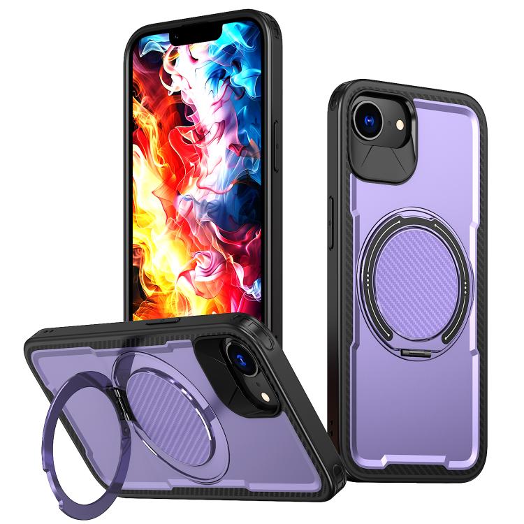 Metal 360 Degree Rotation Holder MagSafe Phone Case, For iPhone 16 Pro Max, For iPhone 16 Pro, For iPhone 16 Plus, For iPhone 16
