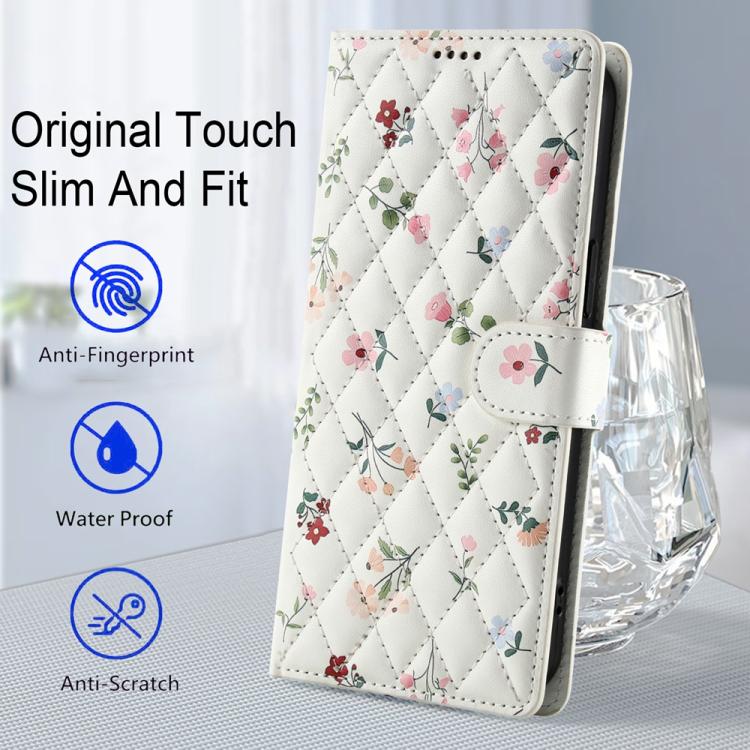 Flower Pattern Buckle Leather Phone Case with Lanyard, For iPhone 11, For iPhone 11 Pro, For iPhone X / XS, For iPhone XR
