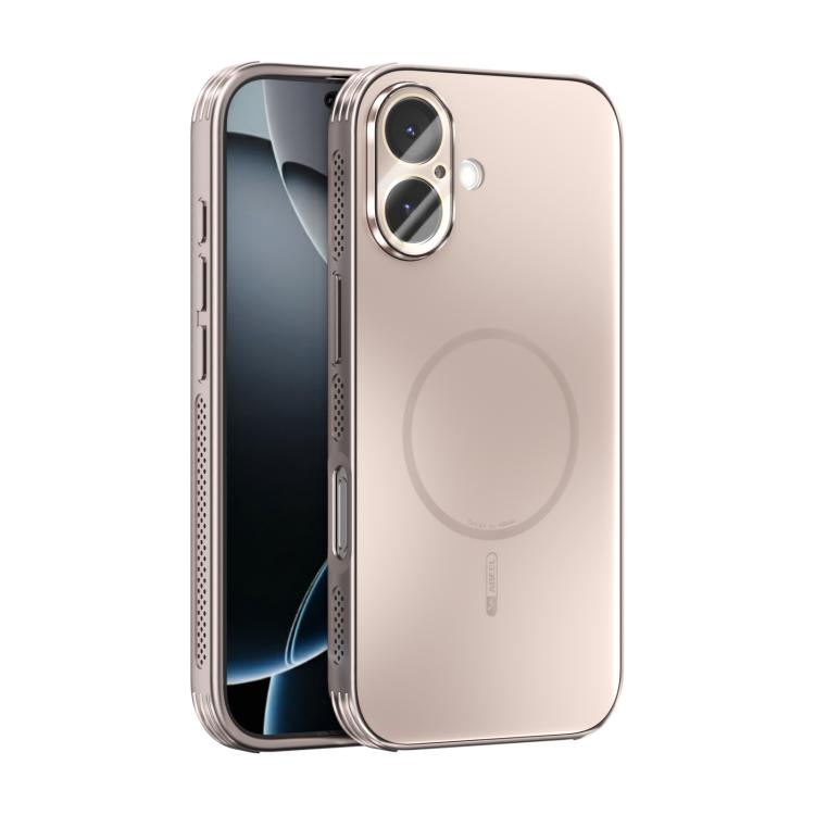 ABEEL Heat Dissipation Frosted MagSafe Phone Case with Lens Film, For iPhone 17 Pro Max, For iPhone 17 Pro, For iPhone 17, For iPhone 17 Air