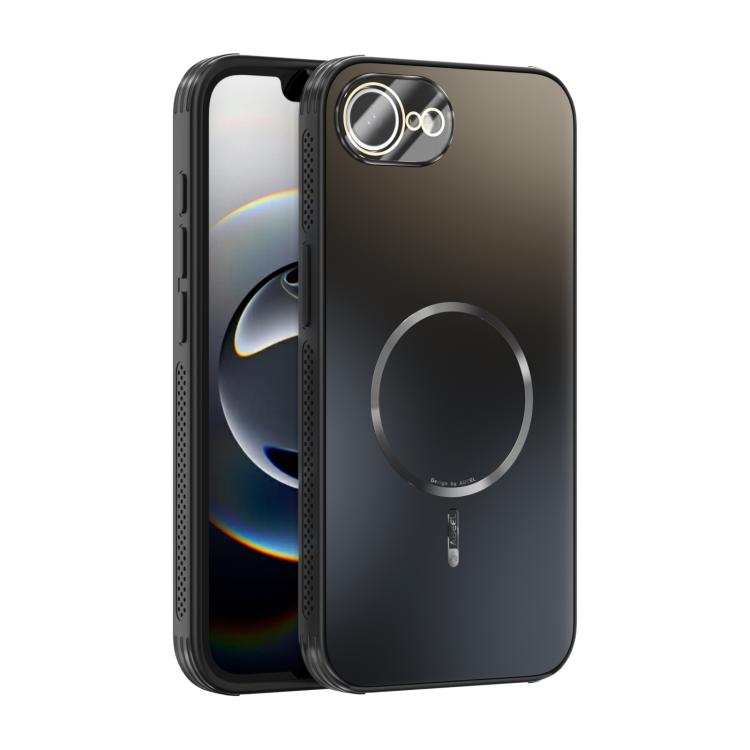 ABEEL Heat Dissipation Frosted MagSafe Phone Case with Lens Film, For iPhone 16e, For iPhone 16 Pro Max, For iPhone 16 Pro, For iPhone 16 Plus