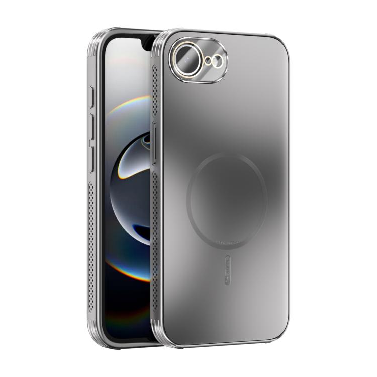 ABEEL Heat Dissipation Frosted MagSafe Phone Case with Lens Film, For iPhone 16e, For iPhone 16 Pro Max, For iPhone 16 Pro, For iPhone 16 Plus