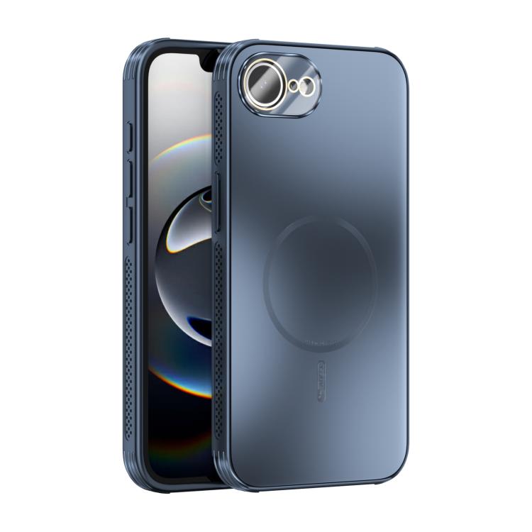 ABEEL Heat Dissipation Frosted MagSafe Phone Case with Lens Film, For iPhone 16e, For iPhone 16 Pro Max, For iPhone 16 Pro, For iPhone 16 Plus