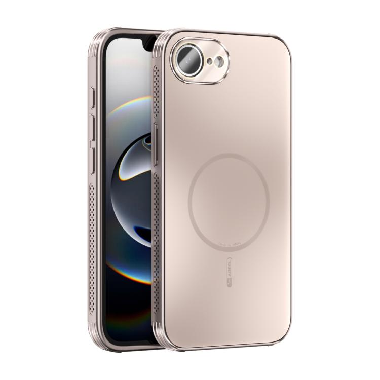 ABEEL Heat Dissipation Frosted MagSafe Phone Case with Lens Film, For iPhone 16e, For iPhone 16 Pro Max, For iPhone 16 Pro, For iPhone 16 Plus