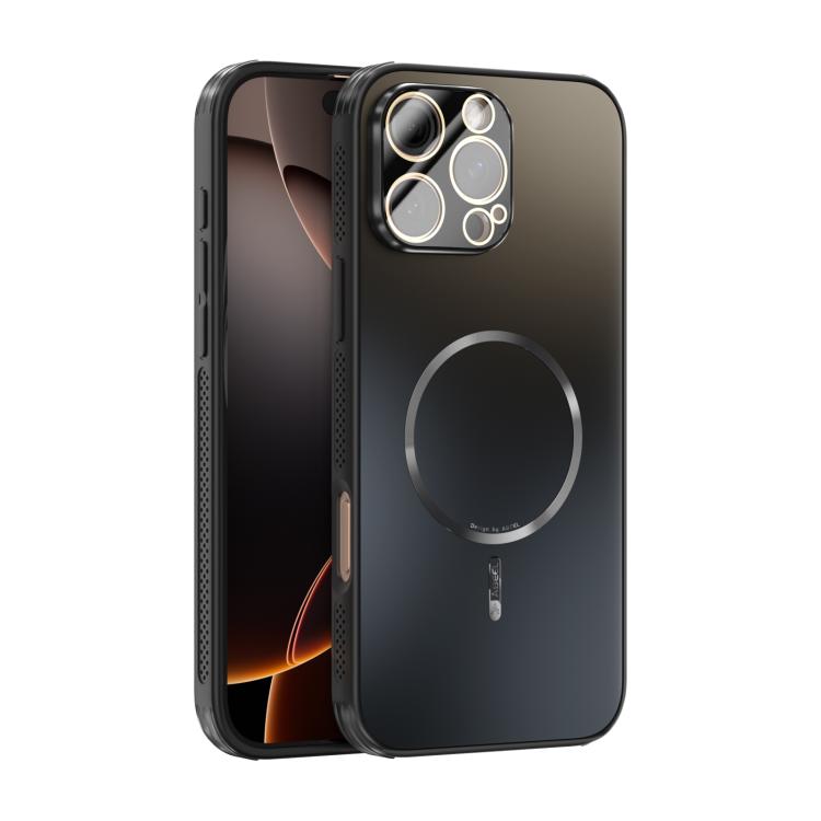 ABEEL Heat Dissipation Frosted MagSafe Phone Case with Lens Film, For iPhone 16e, For iPhone 16 Pro Max, For iPhone 16 Pro, For iPhone 16 Plus