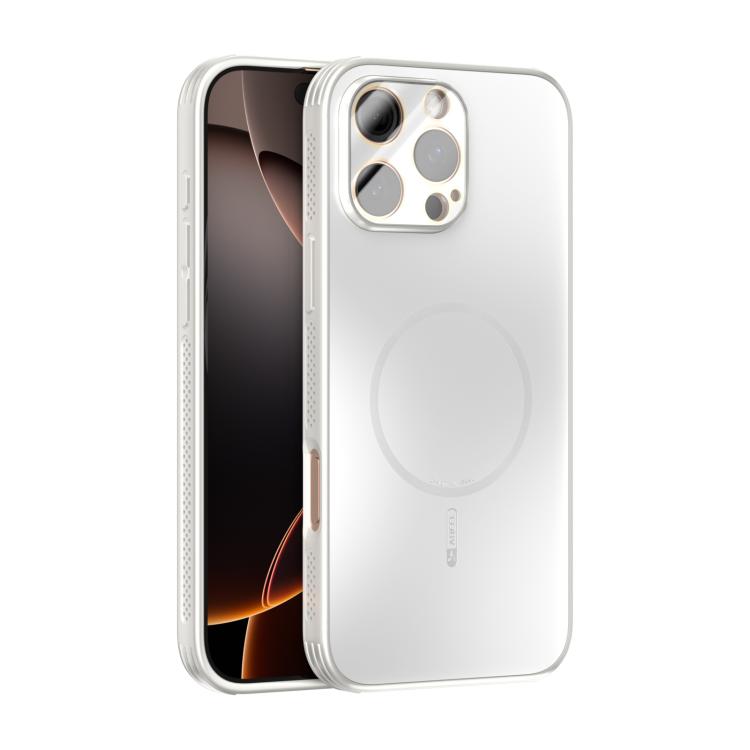 ABEEL Heat Dissipation Frosted MagSafe Phone Case with Lens Film, For iPhone 16e, For iPhone 16 Pro Max, For iPhone 16 Pro, For iPhone 16 Plus