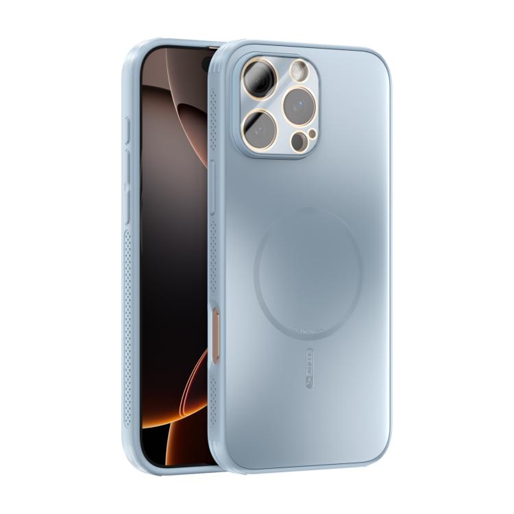 ABEEL Heat Dissipation Frosted MagSafe Phone Case with Lens Film, For iPhone 16e, For iPhone 16 Pro Max, For iPhone 16 Pro, For iPhone 16 Plus