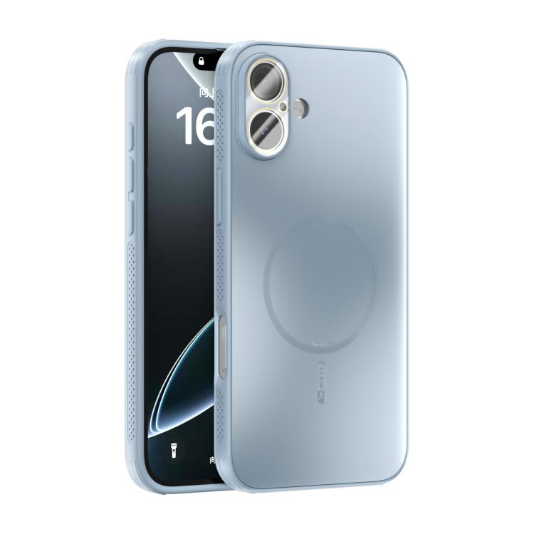 ABEEL Heat Dissipation Frosted MagSafe Phone Case with Lens Film, For iPhone 16e, For iPhone 16 Pro Max, For iPhone 16 Pro, For iPhone 16 Plus