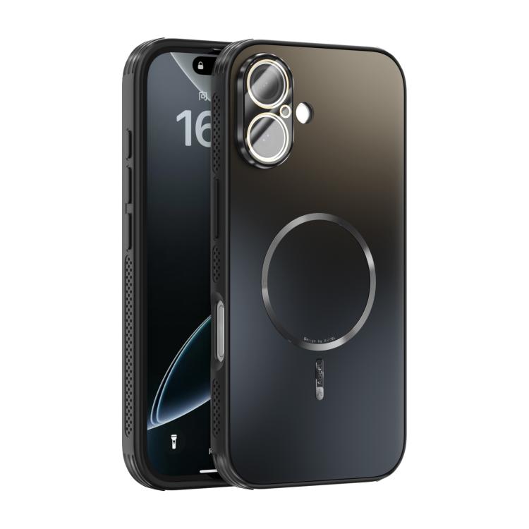 ABEEL Heat Dissipation Frosted MagSafe Phone Case with Lens Film, For iPhone 16, For iPhone 15 Pro Max, For iPhone 15 Pro, For iPhone 15 Plus