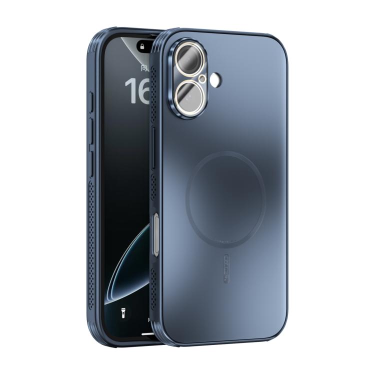 ABEEL Heat Dissipation Frosted MagSafe Phone Case with Lens Film, For iPhone 16, For iPhone 15 Pro Max, For iPhone 15 Pro, For iPhone 15 Plus