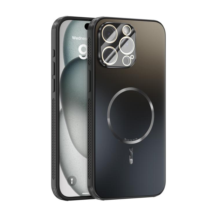 ABEEL Heat Dissipation Frosted MagSafe Phone Case with Lens Film, For iPhone 16, For iPhone 15 Pro Max, For iPhone 15 Pro, For iPhone 15 Plus