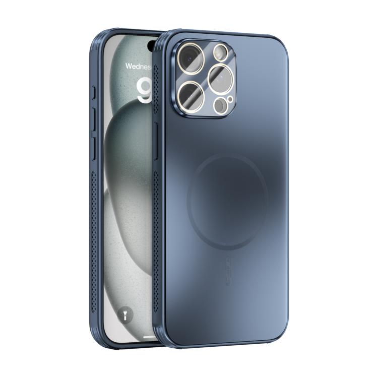 ABEEL Heat Dissipation Frosted MagSafe Phone Case with Lens Film, For iPhone 16, For iPhone 15 Pro Max, For iPhone 15 Pro, For iPhone 15 Plus