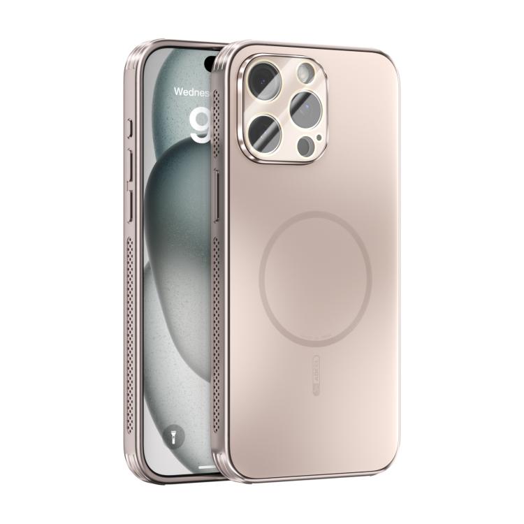 ABEEL Heat Dissipation Frosted MagSafe Phone Case with Lens Film, For iPhone 16, For iPhone 15 Pro Max, For iPhone 15 Pro, For iPhone 15 Plus