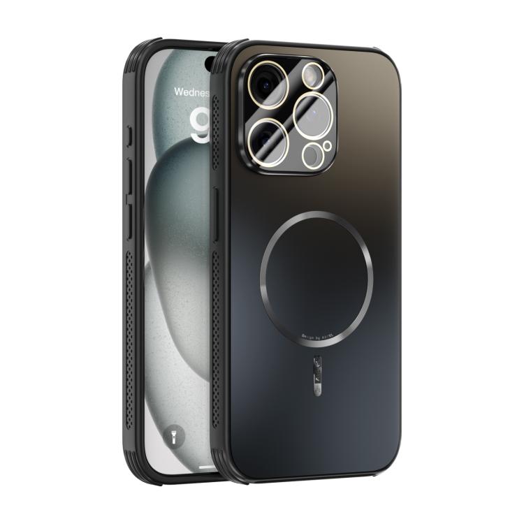 ABEEL Heat Dissipation Frosted MagSafe Phone Case with Lens Film, For iPhone 16, For iPhone 15 Pro Max, For iPhone 15 Pro, For iPhone 15 Plus