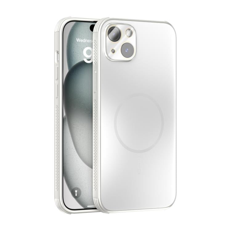 ABEEL Heat Dissipation Frosted MagSafe Phone Case with Lens Film, For iPhone 15, For iPhone 14 Plus, For iPhone 14, For iPhone 14 Pro