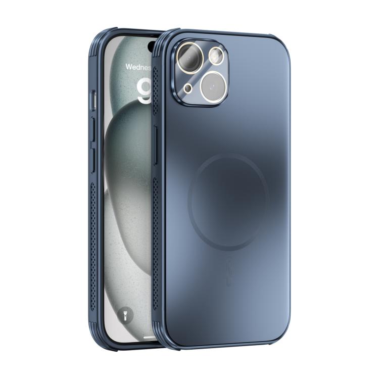 ABEEL Heat Dissipation Frosted MagSafe Phone Case with Lens Film, For iPhone 15, For iPhone 14 Plus, For iPhone 14, For iPhone 14 Pro