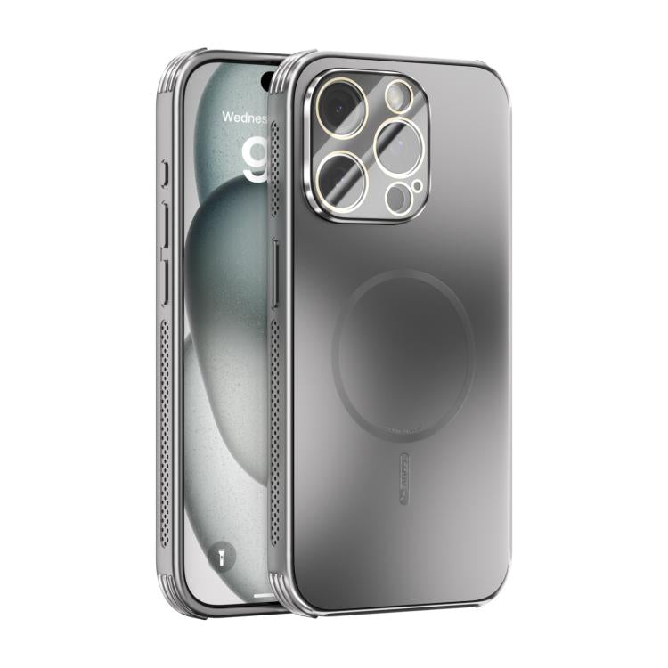 ABEEL Heat Dissipation Frosted MagSafe Phone Case with Lens Film, For iPhone 15, For iPhone 14 Plus, For iPhone 14, For iPhone 14 Pro