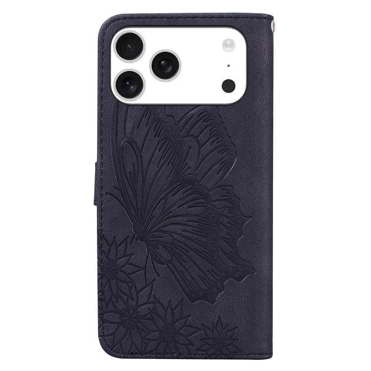 Retro Skin Feel Butterflies Embossing Horizontal Flip Leather Phone Case, For iPhone 17 Pro Max, For iPhone 17 Pro, For iPhone 17, For iPhone 17 Air