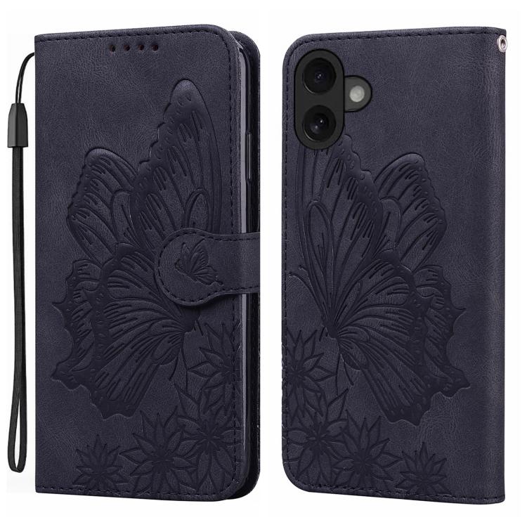 Retro Skin Feel Butterflies Embossing Horizontal Flip Leather Phone Case, For iPhone 17 Pro Max, For iPhone 17 Pro, For iPhone 17, For iPhone 17 Air