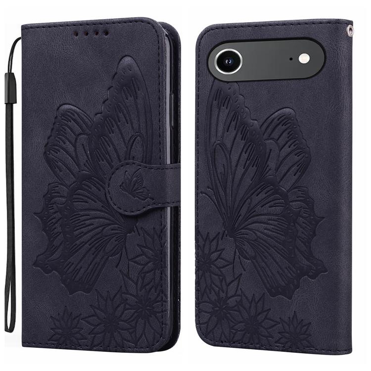 Retro Skin Feel Butterflies Embossing Horizontal Flip Leather Phone Case, For iPhone 17 Pro Max, For iPhone 17 Pro, For iPhone 17, For iPhone 17 Air