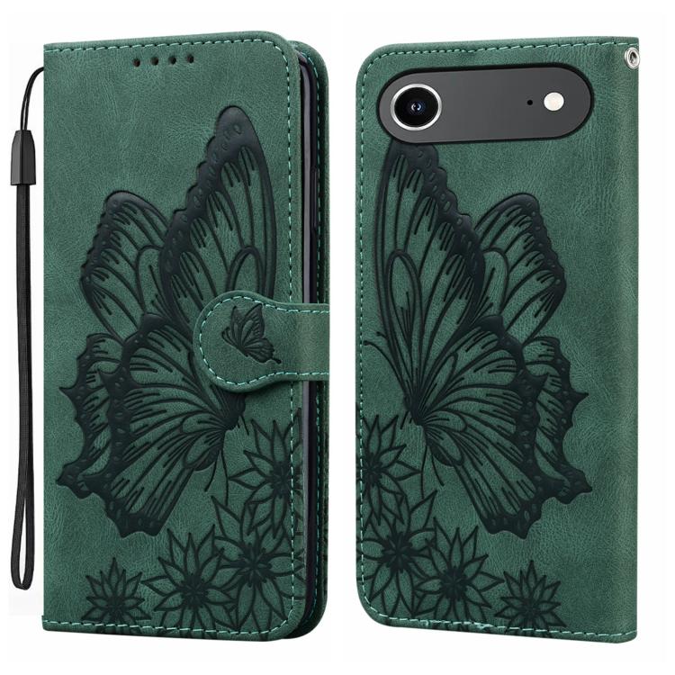 Retro Skin Feel Butterflies Embossing Horizontal Flip Leather Phone Case, For iPhone 17 Pro Max, For iPhone 17 Pro, For iPhone 17, For iPhone 17 Air