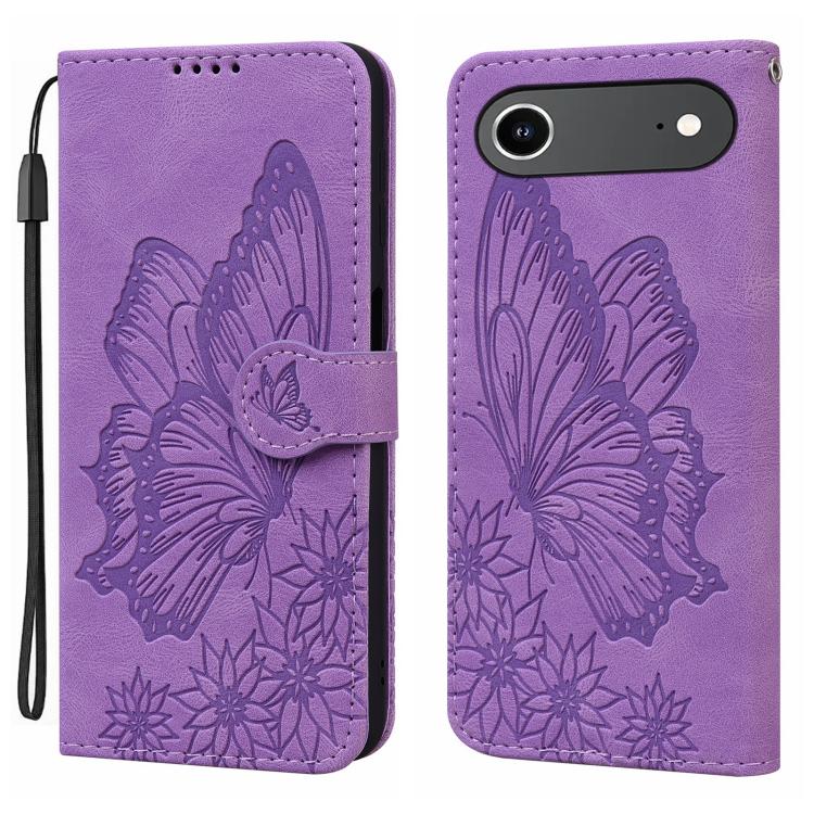 Retro Skin Feel Butterflies Embossing Horizontal Flip Leather Phone Case, For iPhone 17 Pro Max, For iPhone 17 Pro, For iPhone 17, For iPhone 17 Air