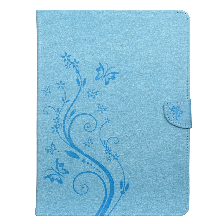 Butterfly Flower Embossing Pattern Horizontal Flip Leather Case with Holder & Card Slots & Wallet, For iPad Pro 11 (2020)