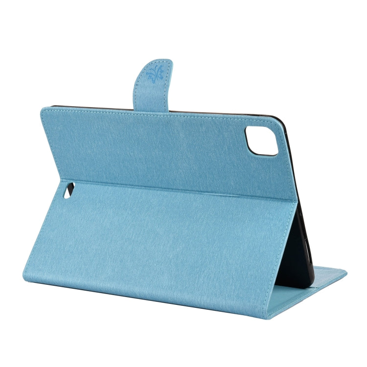 Butterfly Flower Embossing Pattern Horizontal Flip Leather Case with Holder & Card Slots & Wallet, For iPad Pro 11 (2020)