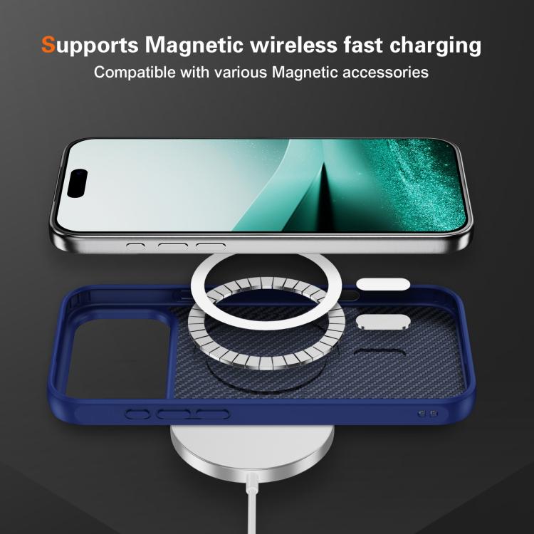 Carbon Fiber Texture Skin-feel MagSafe Phone Case, For iPhone 17 Pro Max, For iPhone 17 Pro, For iPhone 17, For iPhone 17 Air, For iPhone 16 Pro Max, For iPhone 16 Pro