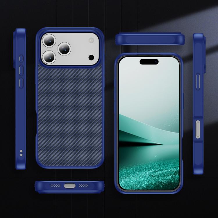 Carbon Fiber Texture Skin-feel MagSafe Phone Case, For iPhone 17 Pro Max, For iPhone 17 Pro, For iPhone 17, For iPhone 17 Air, For iPhone 16 Pro Max, For iPhone 16 Pro