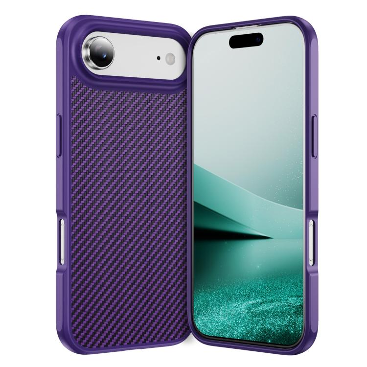 Carbon Fiber Texture Skin-feel MagSafe Phone Case, For iPhone 17 Pro Max, For iPhone 17 Pro, For iPhone 17, For iPhone 17 Air, For iPhone 16 Pro Max, For iPhone 16 Pro