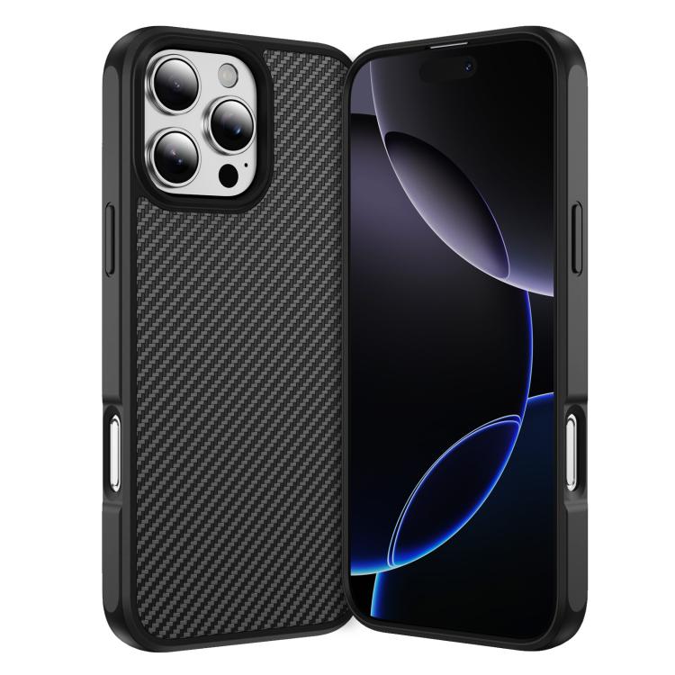 Carbon Fiber Texture Skin-feel MagSafe Phone Case, For iPhone 17 Pro Max, For iPhone 17 Pro, For iPhone 17, For iPhone 17 Air, For iPhone 16 Pro Max, For iPhone 16 Pro