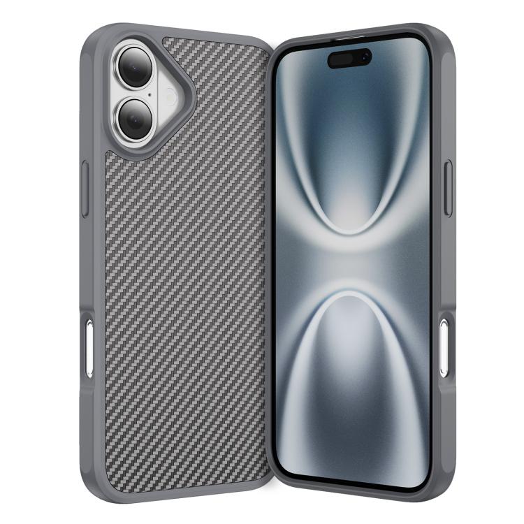 Carbon Fiber Texture Skin-feel MagSafe Phone Case, For iPhone 16 Plus, For iPhone 16, For iPhone 15 Pro Max, For iPhone 15 Pro, For iPhone 15 Plus, For iPhone 15