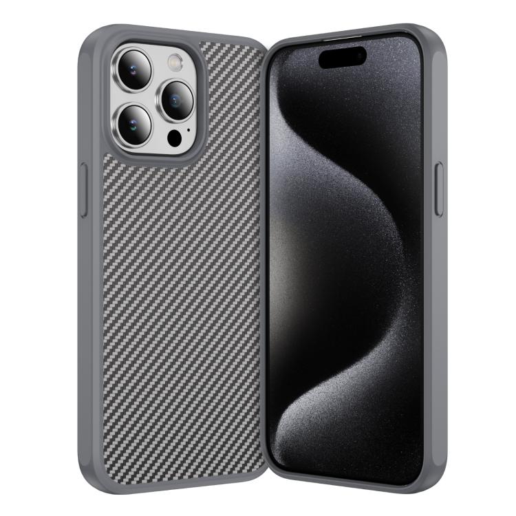 Carbon Fiber Texture Skin-feel MagSafe Phone Case, For iPhone 16 Plus, For iPhone 16, For iPhone 15 Pro Max, For iPhone 15 Pro, For iPhone 15 Plus, For iPhone 15