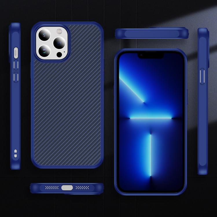 Carbon Fiber Texture Skin-feel MagSafe Phone Case, For iPhone 13 Pro Max, For iPhone 13 Pro