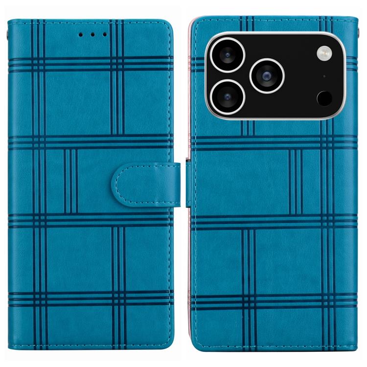 Embossed Checkered Leather Phone Case, For iPhone 17 Pro Max, For iPhone 17 Pro, For iPhone 17, For iPhone 17 Air, For iPhone 16e, For iPhone 16 Pro Max