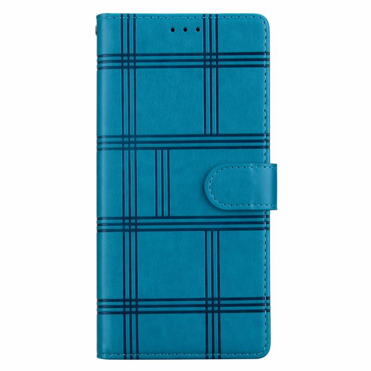 Embossed Checkered Leather Phone Case, For iPhone 16 Plus, For iPhone 16, For iPhone 15 Pro Max