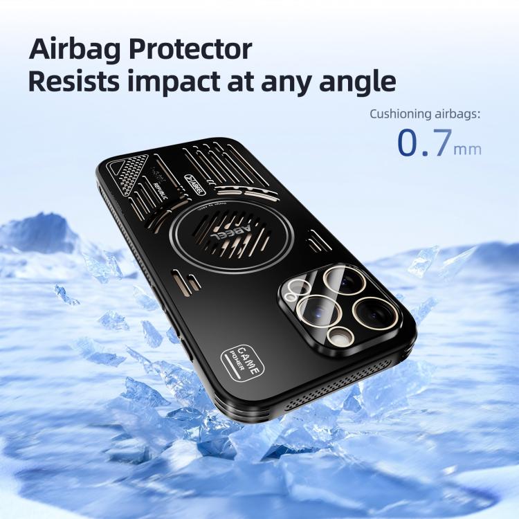 ABEEL Ice Fox Series Magsafe Heat Sink Cooling Phone Case, For iPhone 13
