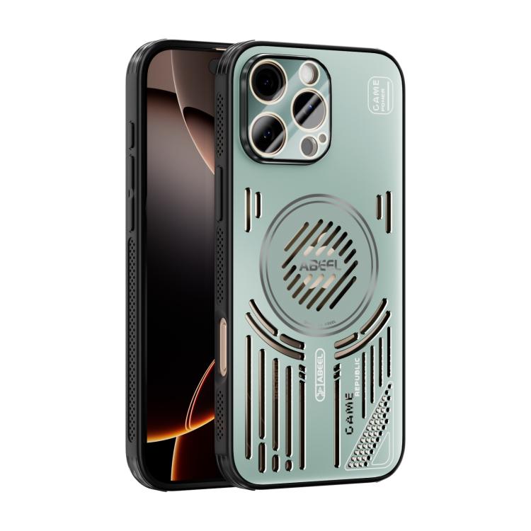 ABEEL Ice Fox Series Magsafe Heat Sink Cooling Phone Case, For iPhone 16e, For iPhone 16 Pro Max, For iPhone 16 Pro, For iPhone 16