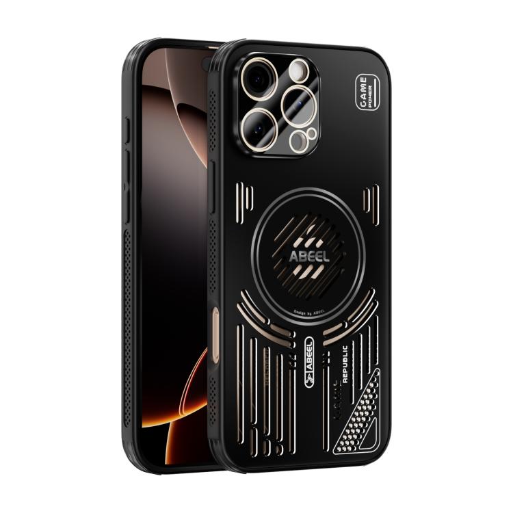 ABEEL Ice Fox Series Magsafe Heat Sink Cooling Phone Case, For iPhone 16e, For iPhone 16 Pro Max, For iPhone 16 Pro, For iPhone 16