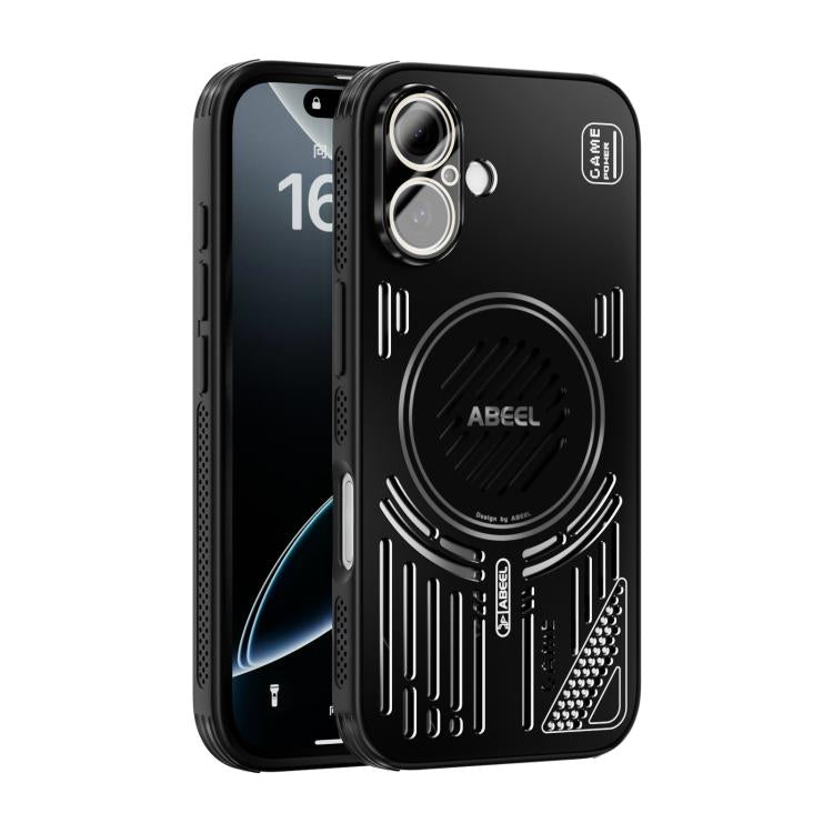 ABEEL Ice Fox Series Magsafe Heat Sink Cooling Phone Case, For iPhone 16e, For iPhone 16 Pro Max, For iPhone 16 Pro, For iPhone 16