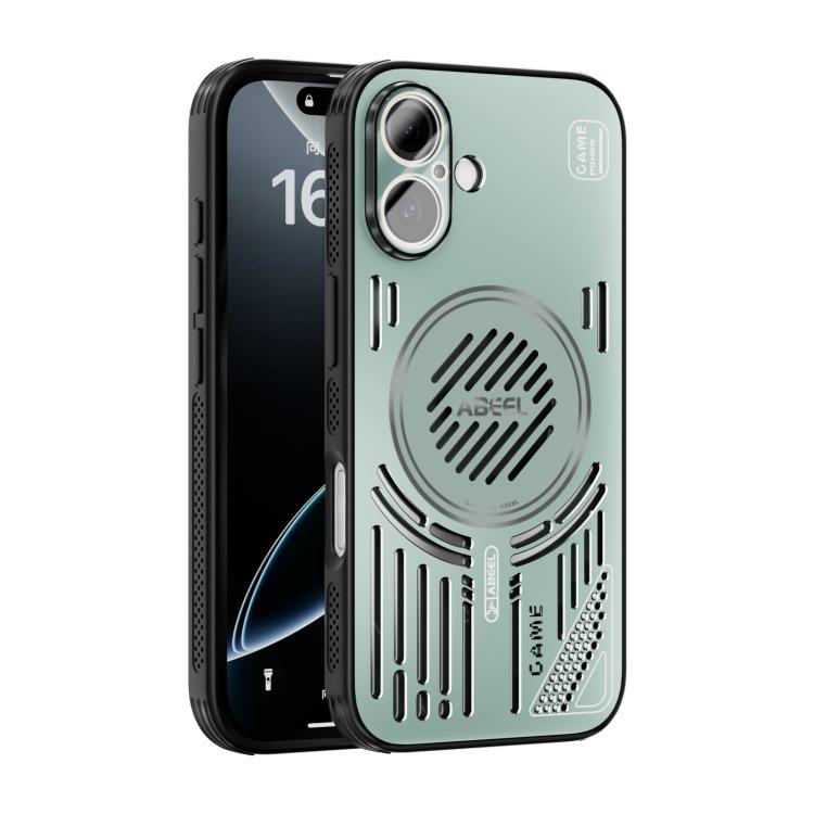 ABEEL Ice Fox Series Magsafe Heat Sink Cooling Phone Case, For iPhone 16e, For iPhone 16 Pro Max, For iPhone 16 Pro, For iPhone 16