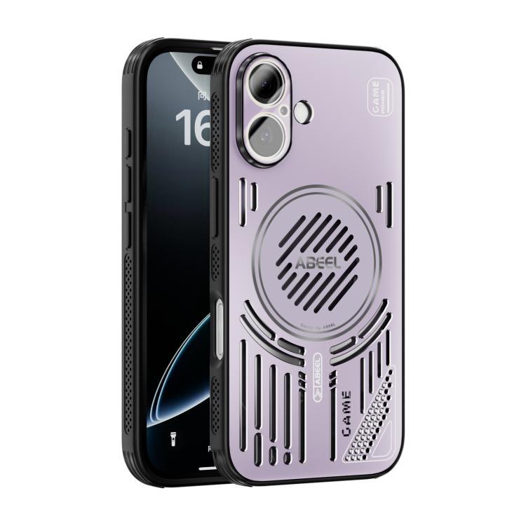 ABEEL Ice Fox Series Magsafe Heat Sink Cooling Phone Case, For iPhone 16e, For iPhone 16 Pro Max, For iPhone 16 Pro, For iPhone 16