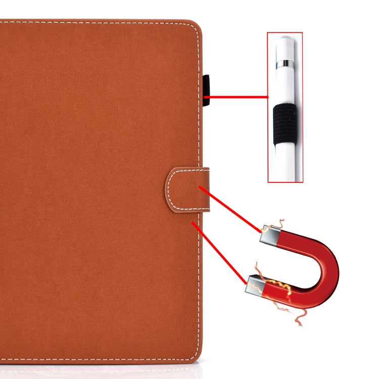 Solid Color Magnetic Horizontal Flip Leather Case with Card Slots & Holder & Anti-skid Strip, For iPad Air 2022 / 2020 10.9