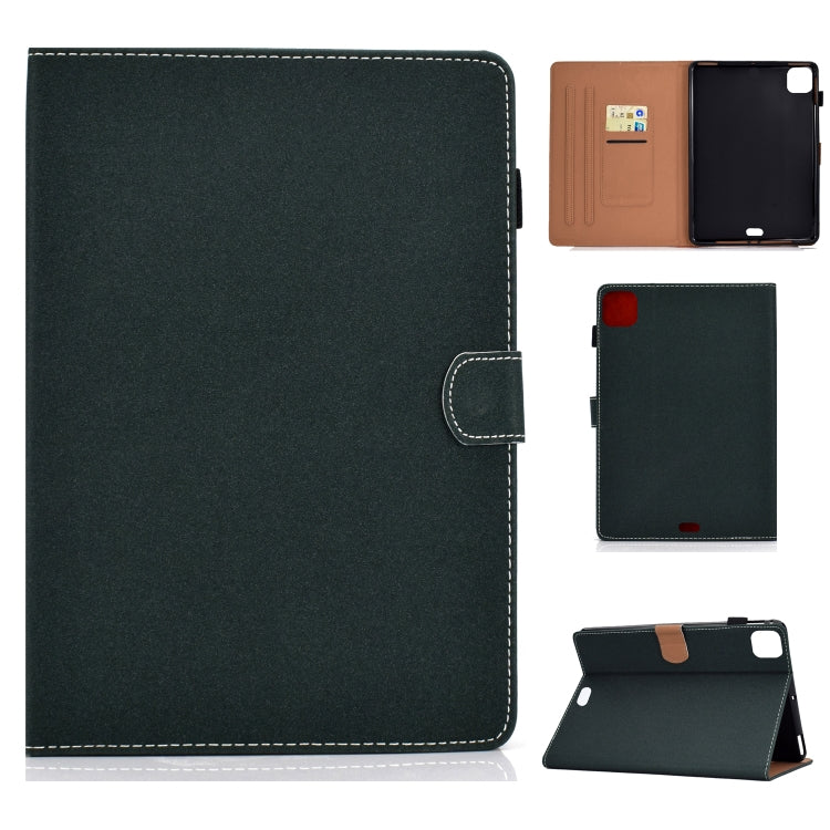 Solid Color Magnetic Horizontal Flip Leather Case with Card Slots & Holder & Anti-skid Strip, For iPad Air 2022 / 2020 10.9