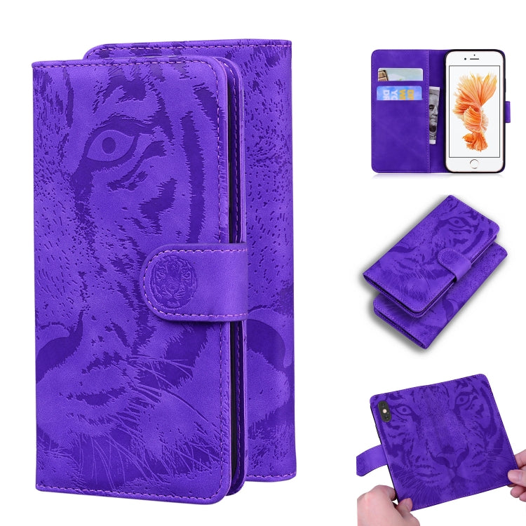 Tiger Embossing Pattern Horizontal Flip Leather Case with Holder & Card Slots & Wallet, For iPhone 6s / 6, For iPhone 6s Plus / 6 Plus, For iPhone 8 Plus / 7 Plus, For iPhone SE 2022 / SE 2020 / 8 / 7