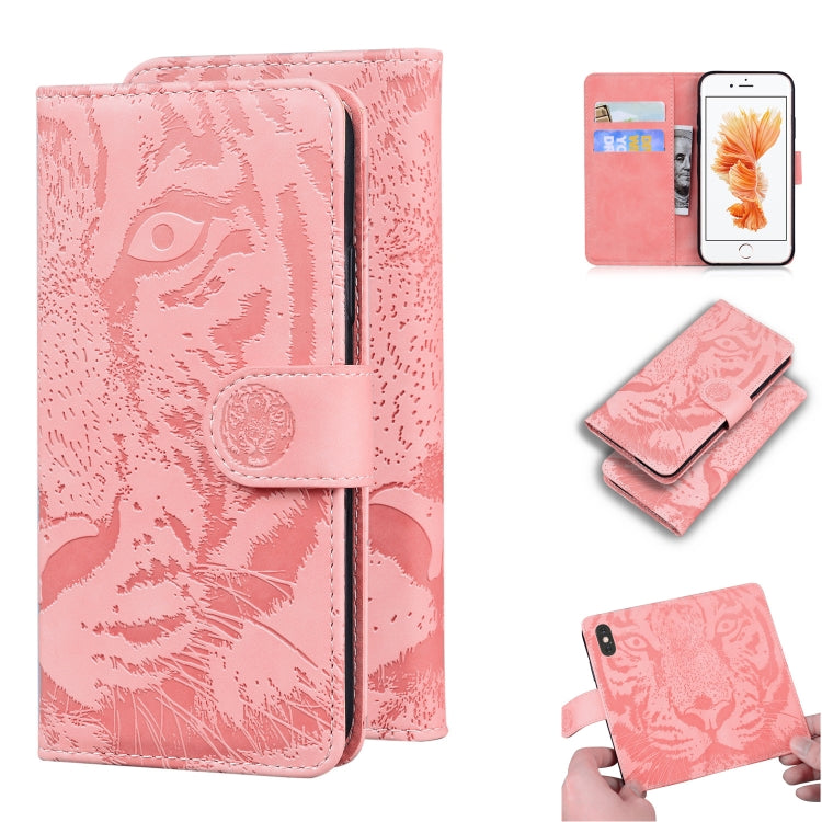 Tiger Embossing Pattern Horizontal Flip Leather Case with Holder & Card Slots & Wallet, For iPhone 6s / 6, For iPhone 6s Plus / 6 Plus, For iPhone 8 Plus / 7 Plus, For iPhone SE 2022 / SE 2020 / 8 / 7