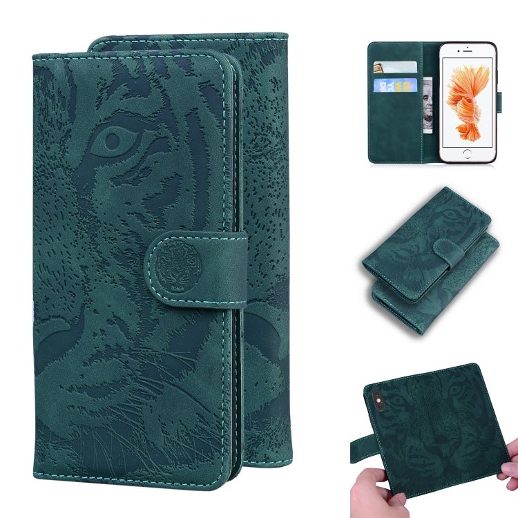 Tiger Embossing Pattern Horizontal Flip Leather Case with Holder & Card Slots & Wallet, For iPhone 6s / 6, For iPhone 6s Plus / 6 Plus, For iPhone 8 Plus / 7 Plus, For iPhone SE 2022 / SE 2020 / 8 / 7