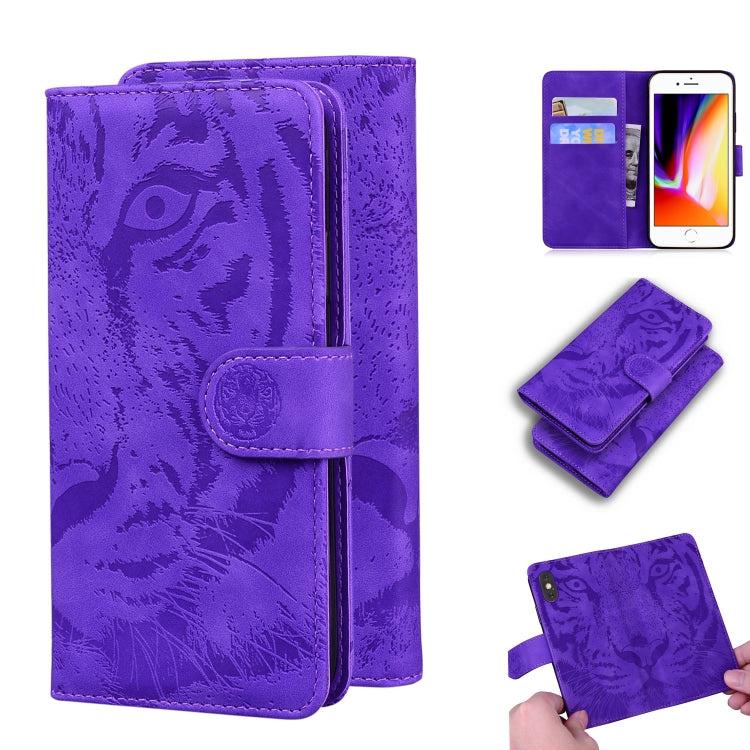 Tiger Embossing Pattern Horizontal Flip Leather Case with Holder & Card Slots & Wallet, For iPhone 6s / 6, For iPhone 6s Plus / 6 Plus, For iPhone 8 Plus / 7 Plus, For iPhone SE 2022 / SE 2020 / 8 / 7