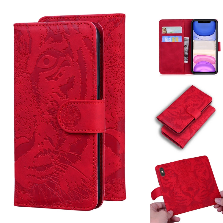 Tiger Embossing Pattern Horizontal Flip Leather Case with Holder & Card Slots & Wallet, For iPhone 11, For iPhone 11 Pro, For iPhone 11 Pro Max, For iPhone XS / X