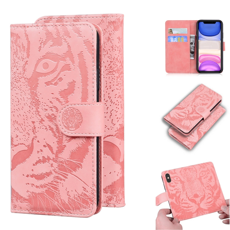 Tiger Embossing Pattern Horizontal Flip Leather Case with Holder & Card Slots & Wallet, For iPhone 11, For iPhone 11 Pro, For iPhone 11 Pro Max, For iPhone XS / X